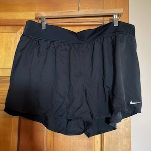 Nike Black Lined Polyester Shorts/Swim Bottoms 1X